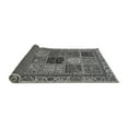thumbnail image 2 of Ahgly Company Indoor Round Abstract Gray Modern Area Rugs, 5' Round, 2 of 4