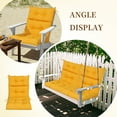 thumbnail image 7 of 2-Pack High Back Outdoor Chair Cushions, Waterproof & Fade-Resistant Tufted Patio Chair Cushion for Rocking Chairs Adirondack Garden Porch Home Office Chair Use - 44" x 22" x 4", 7 of 7