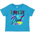 thumbnail image 3 of Inktastic I Love My Dad 80s Retro Style Boys or Girls Toddler T-Shirt, 3 of 5