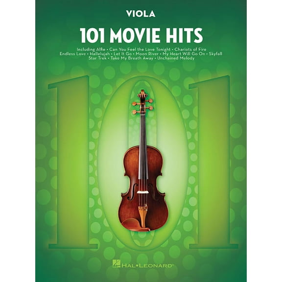 101 Movie Hits for Viola, (Paperback)