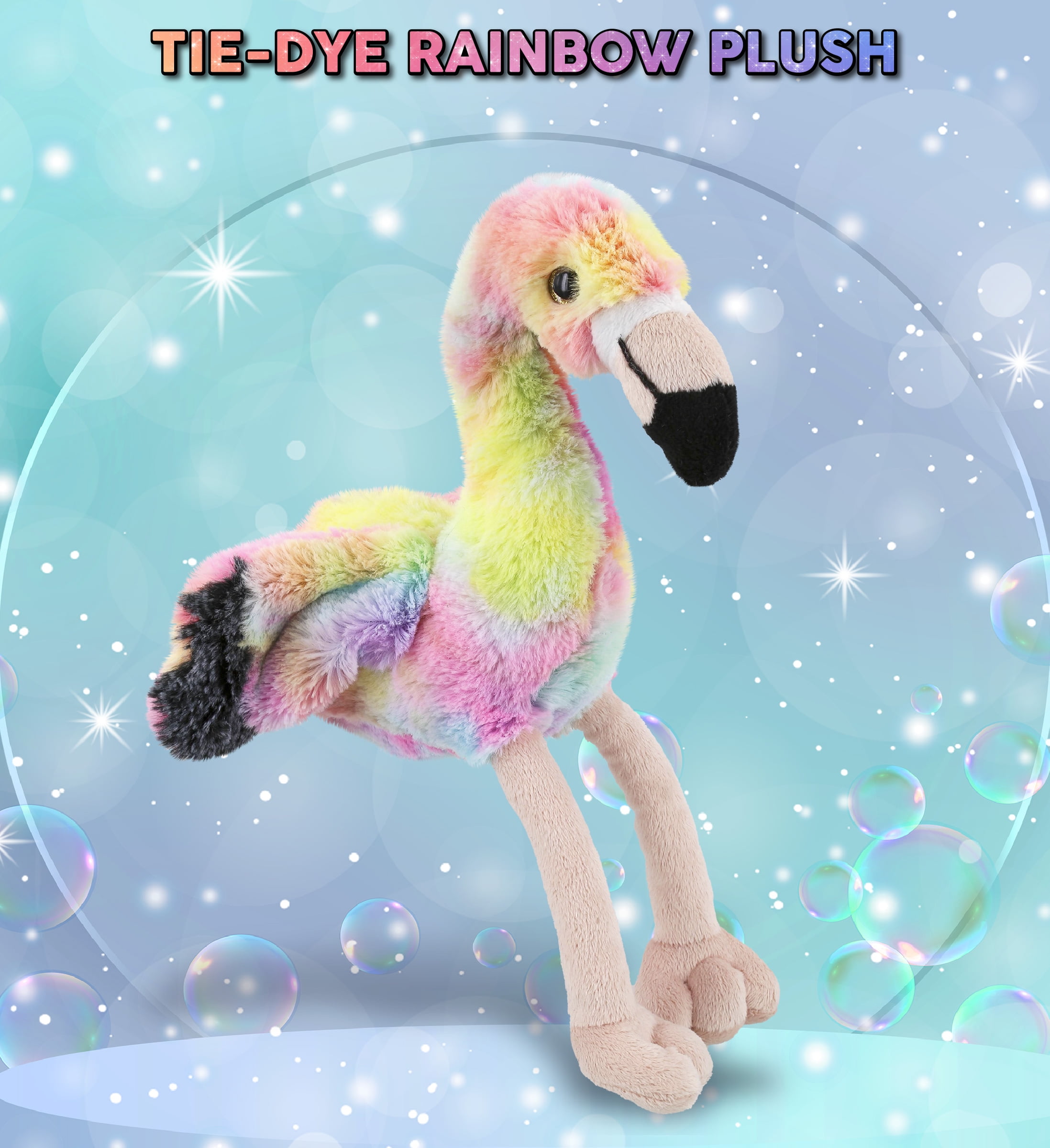 Blue flamingo stuffed animal outlet