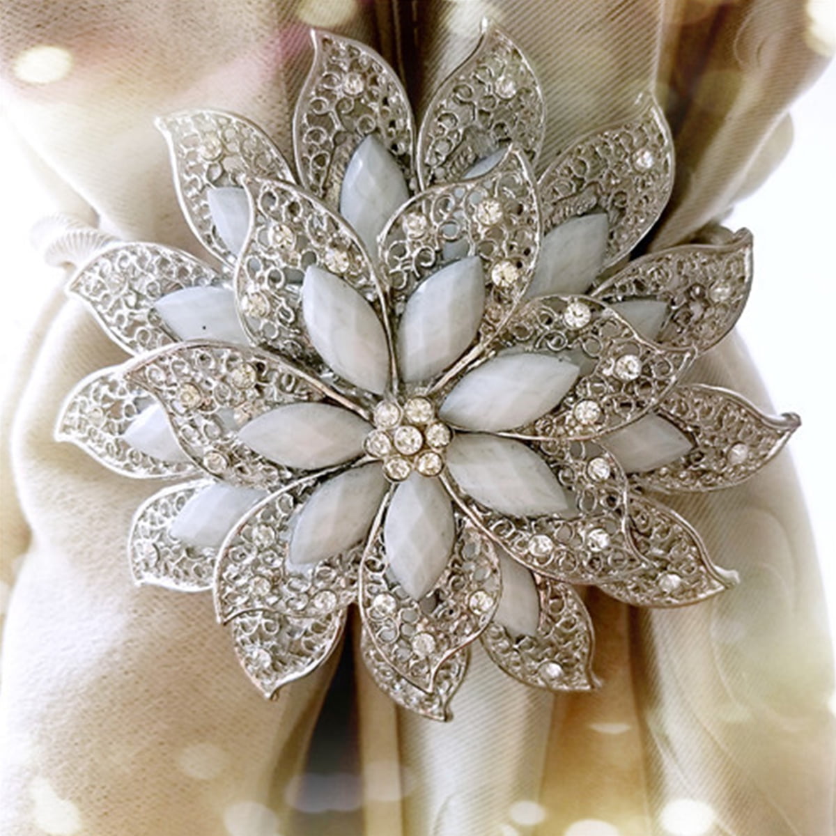 Fashion Curtain Tiebacks Crystal Tie Backs Buckle Clips Holdbacks Rhinestone Aluminum Fashion Curtain Tiebacks Crystal Tie Backs Buckle Clips Holdbacks Rhinestone Aluminum