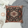 thumbnail image 2 of JEUXUS Antique Vintage Boho Persian Carpet Print Decorative Throw Pillow Cover Square Pillowcase Soft Pillow Case Home Decor for Living Room Couch Sofa Car Cushion Cover, 2 of 5
