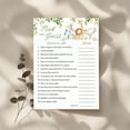 thumbnail image 4 of SAFARI ANIMALS Baby Shower Game — FIND THE GUEST Baby Shower Game — Pack of 25, Country Rustic JUNGLE THEME Baby Shower Games, GENDER NEUTRAL, Guess Who Came to the party Game G550-FTG, 4 of 8