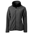 thumbnail image 2 of Women's Cutter & Buck Charcoal New Orleans Saints  Cascade Eco Sherpa Fleece Full-Zip Jacket, 2 of 3