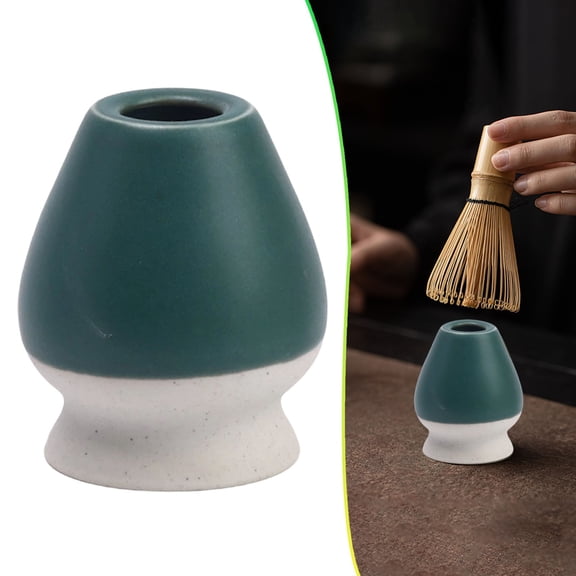1Pc Clearance Under $5 Matcha Whisk Holder Tea Whisk Holder Ceramics For Kitchen Rest Whisk Non-Slip (A)