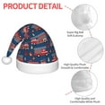 thumbnail image 4 of Balery Fire Truck 1 Pattern Santa Hat Christmas Hat Funny Christmas Hat Christmas Knitted Beanie Hat For Kids, 4 of 6