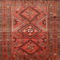 thumbnail image 1 of Ahgly Company Indoor Square Traditional Orange Southwestern Area Rugs, 7' Square, 1 of 6