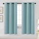 thumbnail image 1 of Cortinas blancas de 96 pulgadas de largo, paneles de tratamiento de ventana/cortinas para sala de estar, diseño moderno, paneles de cortina con ojales para comedor, juego de 2, azul mineral, 42 pulgadas de ancho x 72 pulgadas de largo, 1 of 5
