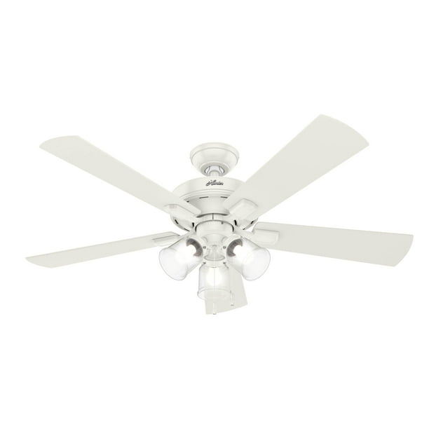 Ventilador de techo Hunter Crestfield 54204 132 cm con luces LED blanco