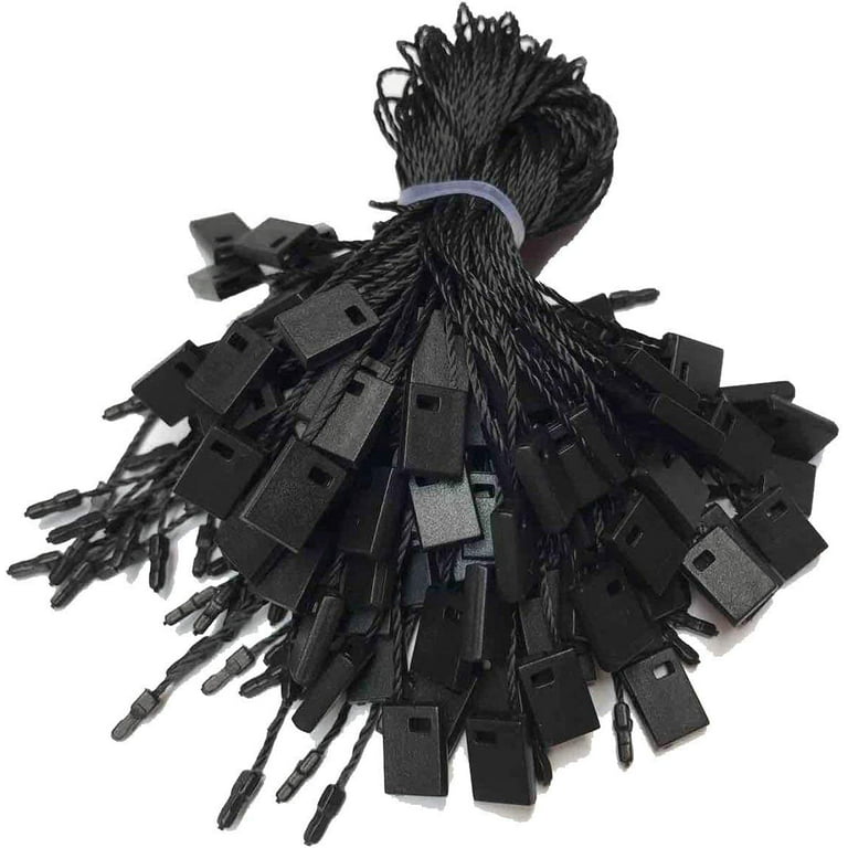 100Pcs/set Safety Plastic Tag Pin Black White Solid Color Fastener