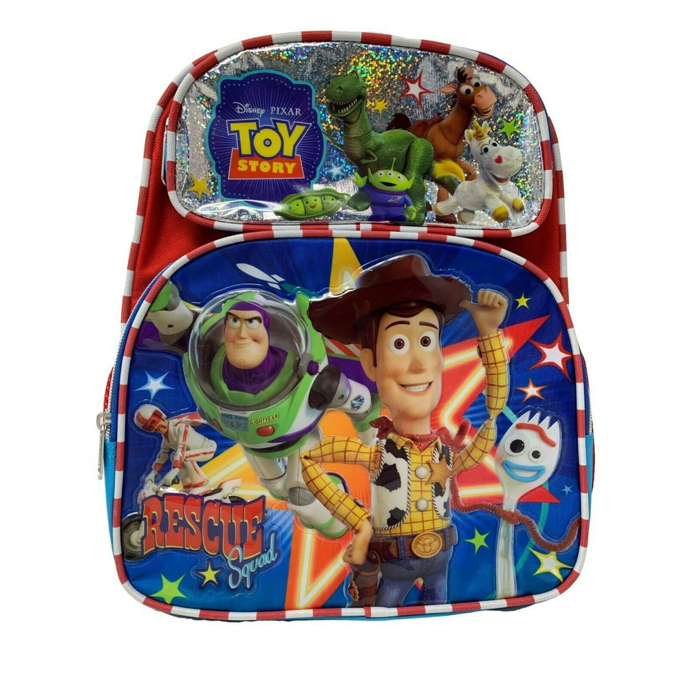 Licensed Disney Toy Story 4 Kids Backpack 12" Small Bag RESCUE SQUAD