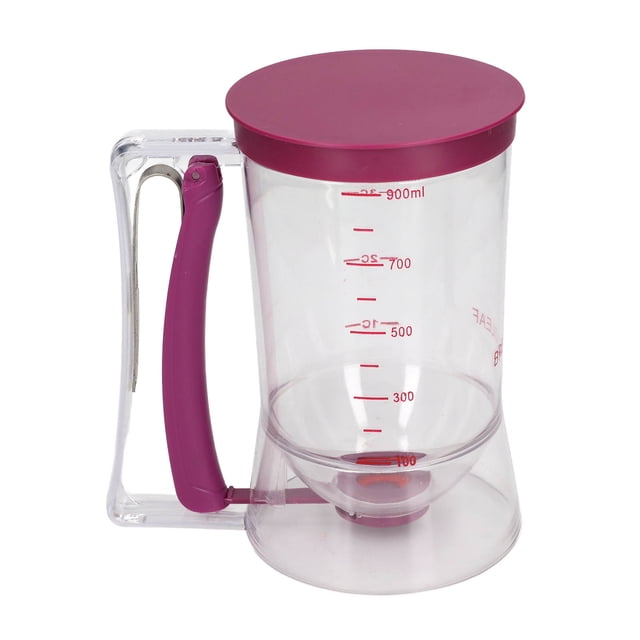 Dispensador de masa para panqueques, dispensador de masa ABS de 900 ml, separador de masa manual, resistente y duradero