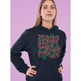 thumbnail image 3 of Vibrant Graphic Smile Hoodie Women's, 3 of 4