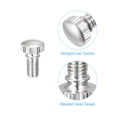thumbnail image 4 of Knurled Thumb Screws, M6x10mm Flat Brass Bolts Grip Knobs, Nickel Plated 4Pack, 4 of 5