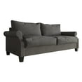 thumbnail image 5 of Castle Place Linen Upholstered Sofa, Dark Gray, 5 of 7