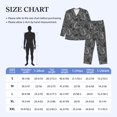 thumbnail image 4 of Hirioo Snake for Men's Pajama Sets 2 Piece Pjs Men's Long-Sleeved Pajama Set Button Down Sleepwear,S-XXL-Large, 4 of 7