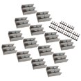 thumbnail image 5 of WORGEOUS 20 pcs  Glass Sliding Door Guides Glass Door Slider Portable Shower Door Guides, 5 of 8