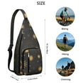 thumbnail image 3 of Celestial Sun and Moon Drawstring Backpack – Vintage Boho Astrology & Starry Night Print – Mystical Moon Phase & Cosmic Aesthetic Bag for Hiking, Festivals, and Spiritual Travel, 3 of 4