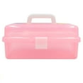 thumbnail image 1 of Coofit Art Toolbox Creative Fashion 3-layer Plastic Art Supply Box Painting Case, 1 of 2