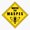 1pcs, variant on Watch For Wasps Insect Warning Outdoor Safety Sticker