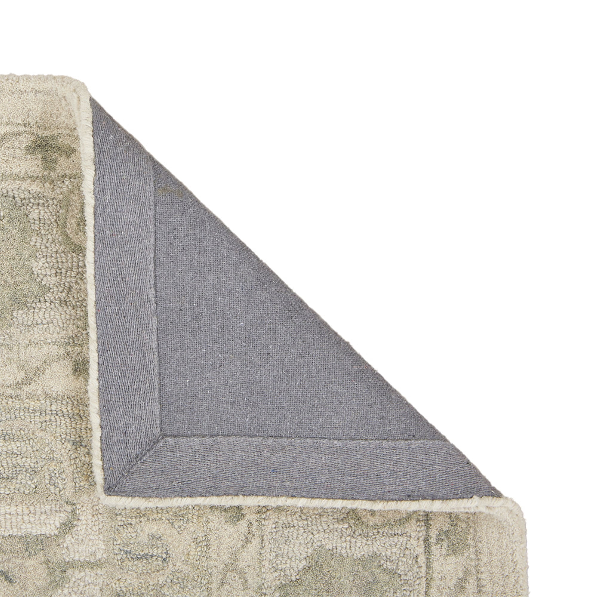 Ox Bay Epoch 5' x 7'9" Green/Ivory Medallion Hand-Tufted Wool Blend Indoor Area Rug