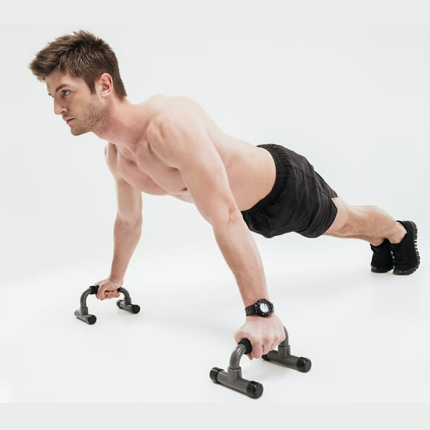 Soportes Para Flexiones - Barras Paralelas Entrenamiento | Base Y Mango Antideslizante | Material PP Resistente | Ideal Para Casa Y Gimnasio