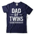 thumbnail image 4 of Mens Dad T-shirt Dad Of Twins Shirt Father's Day Shirt Father Of Twins Shirt Twin Dad Gifts (4X-Large Military Green), 4 of 6