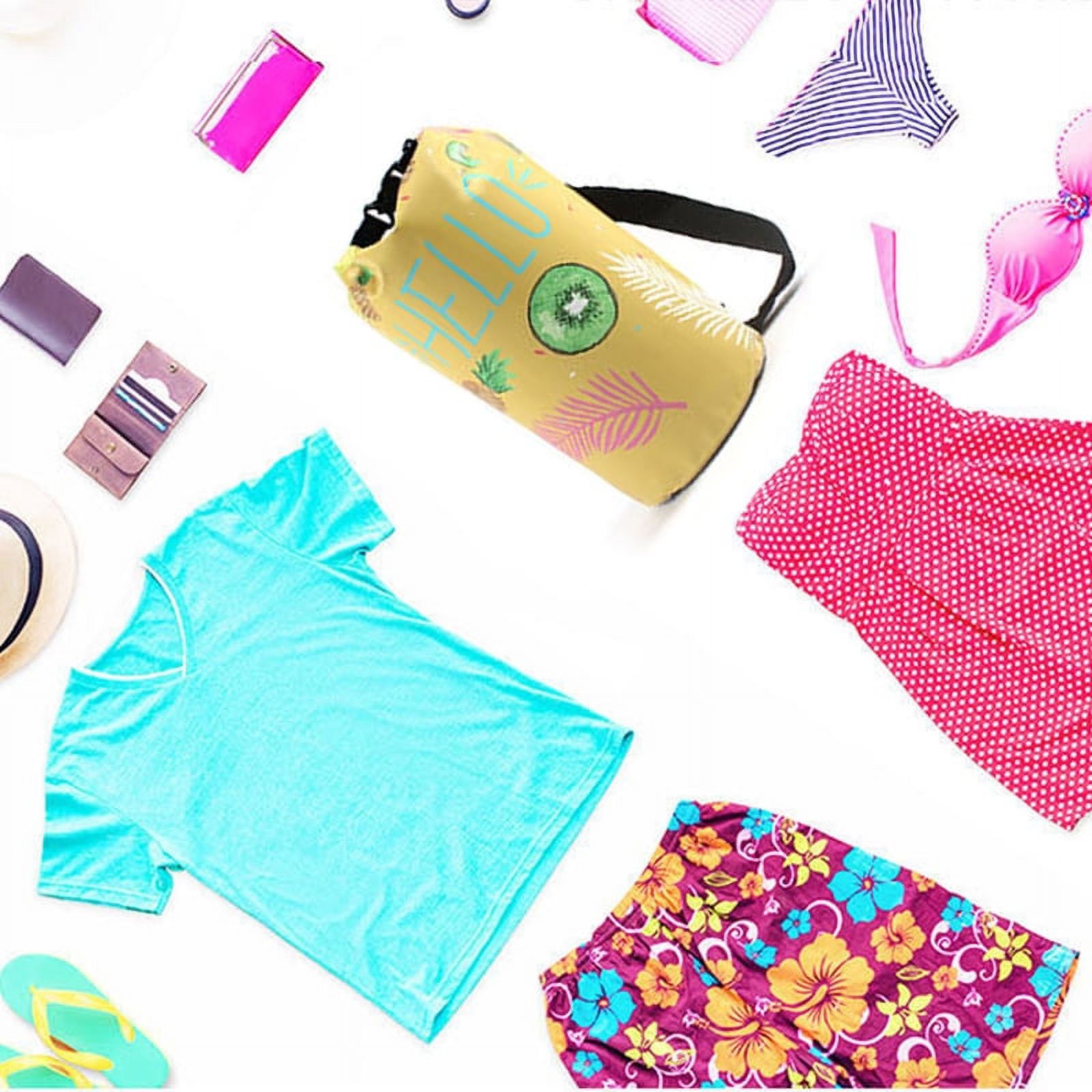 Waterproof Dry Bag Single Shoulder Inner Tank Design Colorful Water Bucket Bag for Beach Drift Swimming Number 7