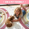 thumbnail image 3 of Wonnitar 5'x7' Rainbow Play Rug for Kids - Colorful Educational Area Rug for Nursery & Playroom, Machine Washable Non-Slip Soft Carpet for Classroom, Tent, Dorm, 3 of 10