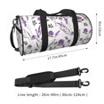 thumbnail image 5 of Sigee Lavender Flowers Printed Multi-compartment Sports Gym Bag for Men and Women Large Capacity Travel Bag, Overnight Bag, 5 of 8