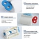 thumbnail image 5 of Exprimidor de pasta de dientes de 4 piezas, dispensador de pasta de dientes giratorio para baño, 5 of 5