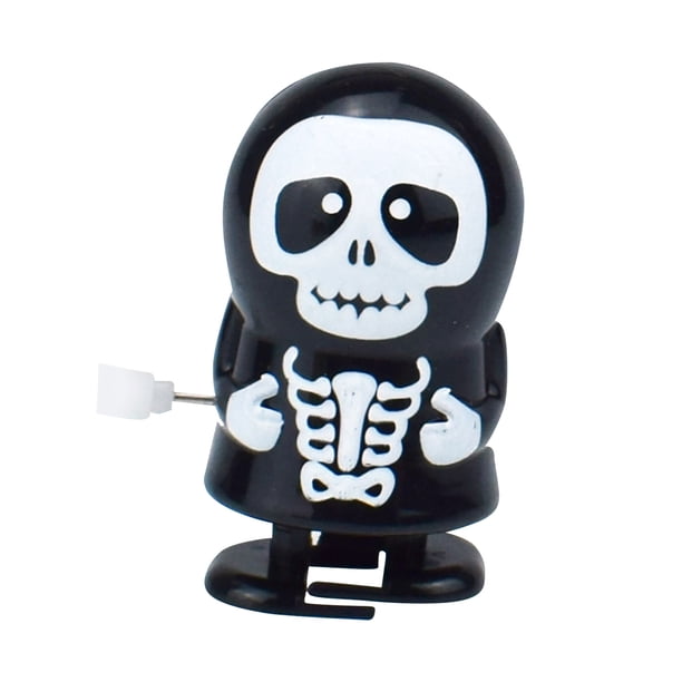 Fiudx Juguetes de Cuerda para Halloween, Diseños Novedosos Surtidos, Lindo Globo Ocular Saltarín, Calavera Pirata, Acción de Vampiro, Divertidos Regalos de Fiesta, Relleno para Bolsas de Regalo Navid