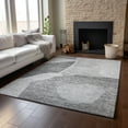 thumbnail image 6 of Addison Rugs Mayfield Washable Transitional Abstract Silver Rectangle Rug, 9' x 12', 6 of 6