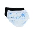 thumbnail image 1 of Rene Rofe  Tie Dye and Solid Print Hipster Underwear (3 Pack) (Women), 1 of 2