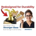 thumbnail image 3 of Trofeo Estrella Dorada Awards4U de 19 cm con placa grabada personalizada, 3 of 9