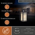 thumbnail image 4 of Vaxcel Hyde Bronze Motion Sensor Dusk to Dawn Mission Outdoor Wall Light, 4 of 9