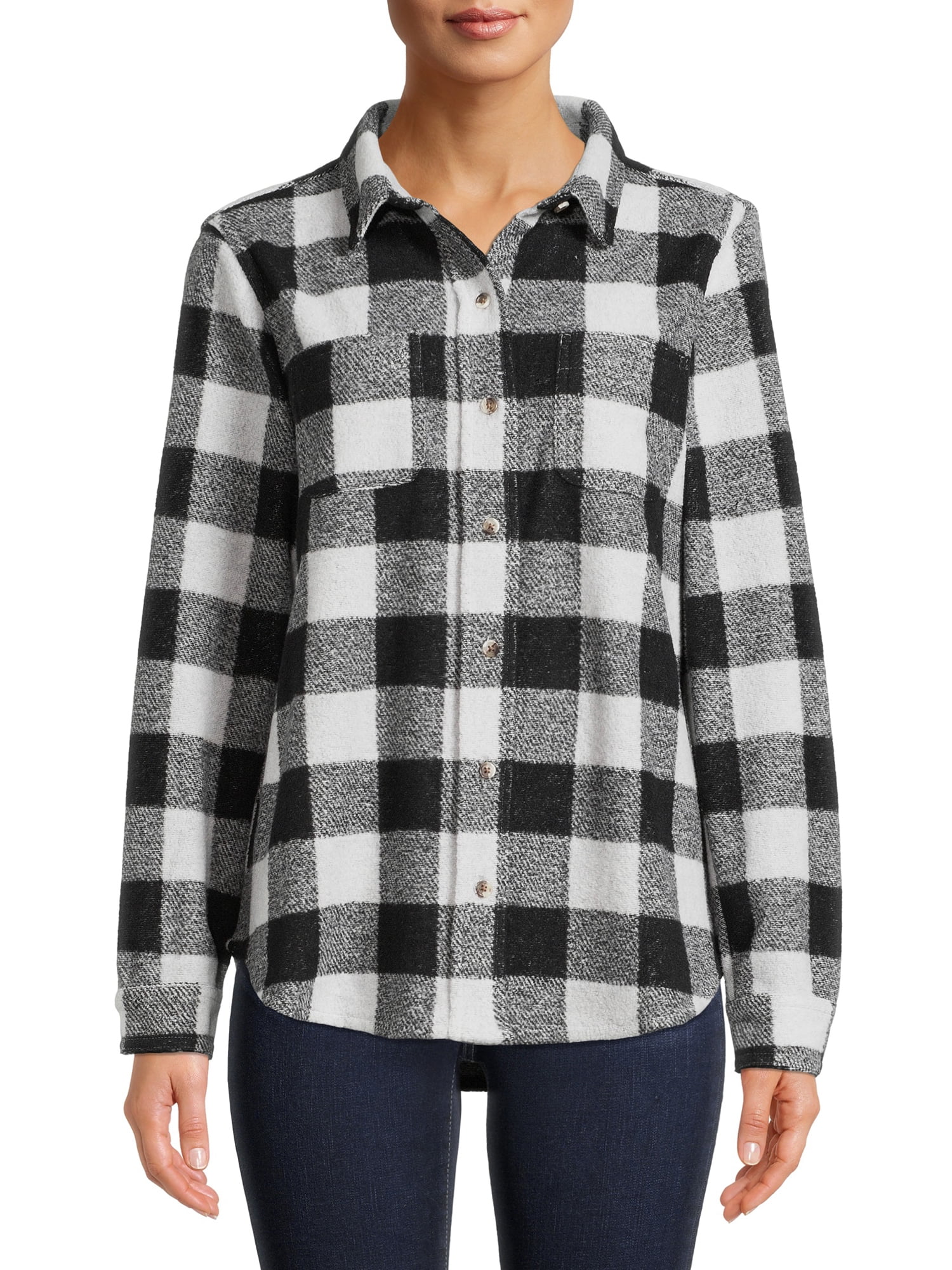 eddie bauer hooded flannel