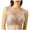 Beige, variant on Women Solid Maternity Open Button Breastfeeding Bra White 40