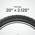 thumbnail image 4 of Schwinn 20" BMX Bike Tire - Black, 4 of 7