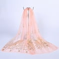 thumbnail image 2 of Yesbay Women Peacock Scarf Long Soft Spring Autumn Wrap Twelve Colors Beach Shawl Light Pink, 2 of 8