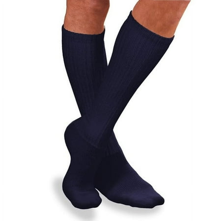 JOBST SENSIFOOT KNEE CLOSED TOE NAVY MD