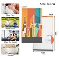 thumbnail image 6 of Yayeee 2 Pack Hand Towels for Bathroom 100% Cotton 16" x 28" Soft Absorbent Kitchen Towel, Colorful Cocktails, 6 of 7