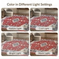 thumbnail image 7 of ODIKA 3'x5' Washable Accent Rug Pet Friendly, Non-Shedding Mat Boho Distressed Floral Medallion Cascade With Oriental Arch Border for Bedside, Nursery Room, 7 of 7