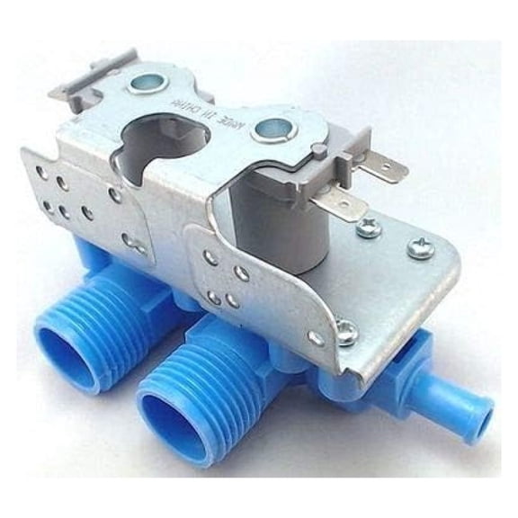 Water Inlet Valve 205613, 3/4" Threaded Washer Part, NPT Outlet, Globe Valve Replacement for Washing Machine Models