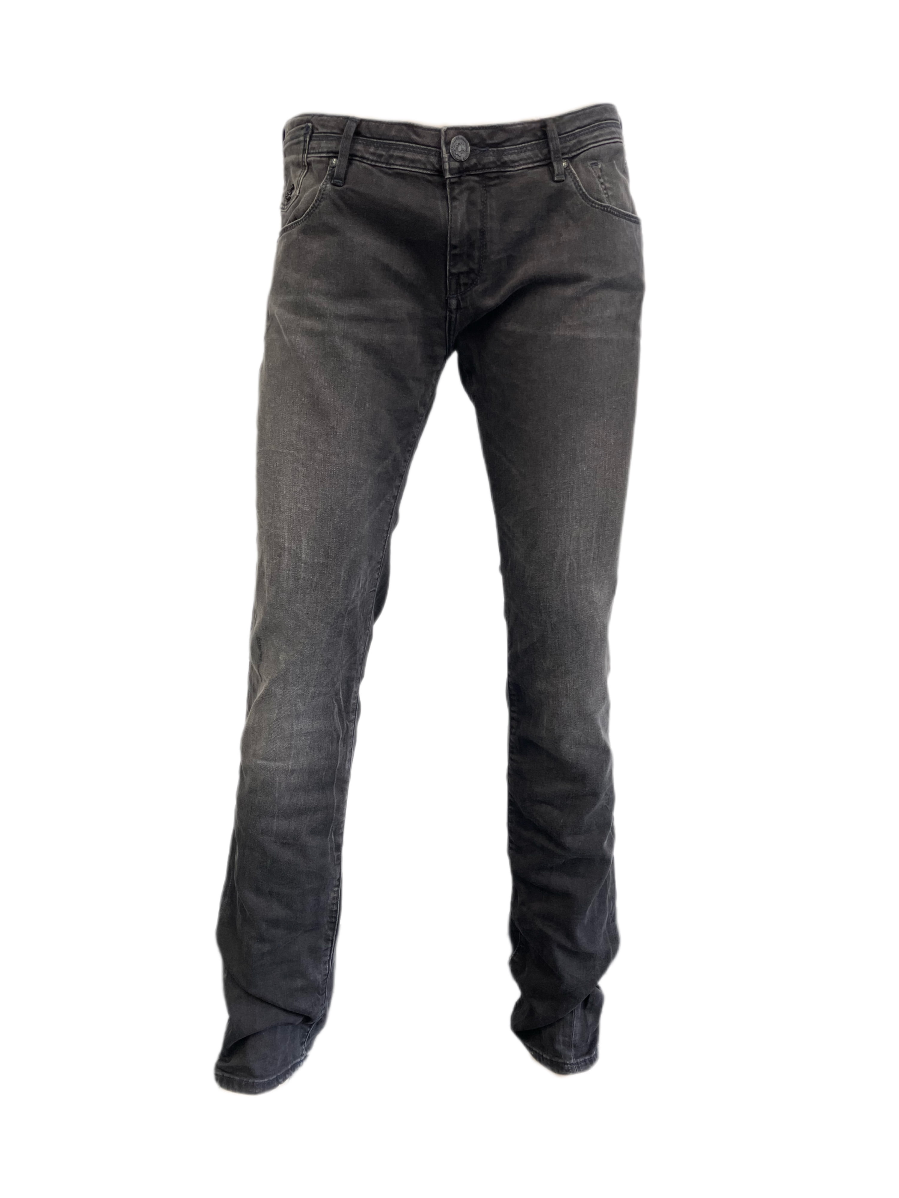 MAISON Skinny Fit Parisienne Jeans, Grey, - Walmart.com