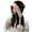 Hats for Women Black, variant on Sinpiling Winter Hats for Women with Ear-Flaps Pom-Pom Strap Beanies Fleece Sherpa Thermal Warm Color Block Ski Snow Wool Knitted Cap Hat
