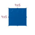 thumbnail image 2 of Lona Impermeable Para Exterior Reforzada Con Ojillos Azul 4x5 m, 2 of 5