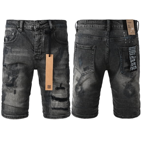 New Ksubi Jeans Summer Fashion Casual Slim Fit Denim Shorts Ripped Short Jeans Below Knee for Men