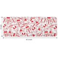 thumbnail image 7 of Red Christmas Snowman Pattern Kitchen Rug Mat,Kitchen Runner Rugs Non Skid Washable,Decorative Kitchen Floor Mats for Kitchen,Sink,Laundry,17"x47.2", 7 of 7